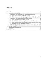 tiểu luận Mối liên hệ giữa xây dựng nền kinh tế độc lập tự chủ với hội nhập kinh tế quốc tế