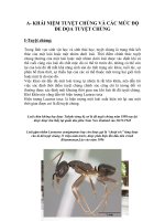 BÁO CÁO TIỂU LUẬN SINH THÁI HỌC-KHÁI NIỆM TUYỆT CHỦNG VÀ CÁC MỨC ĐỘ ĐE DỌA TUYỆT CHỦNG