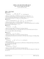 Khảo Sát Hàm Số Qua Kỳ Thi Đại Học