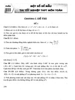 Cac de mau on thi TN THPT 2010