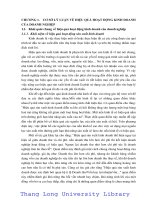 Nâng cao hiệu quả hoạt động kinh doanh tại công ty TNHH một thành viên dịch vụ nhà ở và khu đô thị HUDS