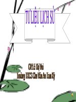 Tư liệu dùng cho lịch sử 9