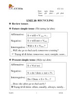 AV 8 Unit 10 Recycling 1