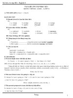 Unit 9 A firstaid course -Tiếng anh 8....