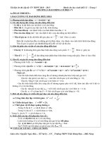 tai lieu on thi tn 12 ttgdtx