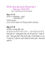 de thi hsg mon tieng viet lop 5 nam 2011