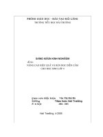 Sáng kiến kinh nghiệm Tập đọc 4