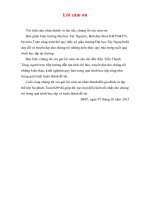 BÁO CÁO THỰC TẬP-Nghiên cứu ứng dụng phương trình sai phân trong sinh học ĐHTN