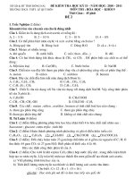 de thi va DA hk 2 - 2011