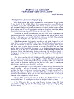 Ứng dụng máu cuống rốn trong ghép tế bào gốc tạo máu - Nguyễn Hữu Toàn