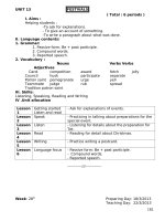 Unit 13 Festivals -Tiếng anh 8