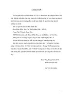 BÀI BÁO CÁO THỰC TẬP-Thực trạng phát triển kinh tế - xã hội