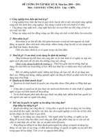 ĐC ÔN TẬP HK 2 MÔN:GDCD. Lớp : 9. NH: 2010 - 2011.