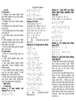 Ôn tập học ki 2 - Toan 8