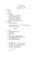 ôn tập hóa hữu cơ lớp 12