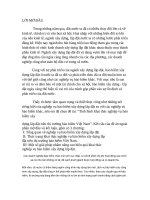 BÀI BÁO CÁO THỰC TẬP-Tình hình khai thác nghiệp vụ bảo hiểm xây  dựng lắp đặt trên thị trường bảo hiểm Việt Nam