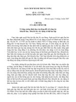 Chỉ thi 11-CTW về tăng cường sự lãnh đạo của Đảng với công tác khuyến học khuyến tài