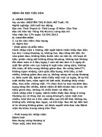 BÀI BÁO CÁO THỰC TẬP-BỆNH ÁN NỘI TIÊU HÓA