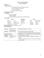 Unit 5 Study habits -Tiếng anh 8