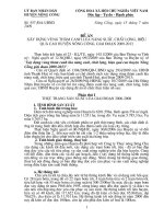 Đề án xây dựng vùng thâm canh lúa năng suất, chất lượng cao, hiệu quả huyện Nông Cống tỉnh Thanh Hóa