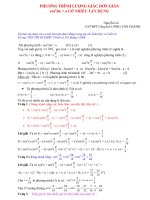 Khai thac tu phuong trinh luong giac co ban