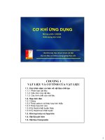 BÀI BÁO CÁO - VẬT LIỆU VÀ CƠ TÍNH CỦA VẬT  LIỆU