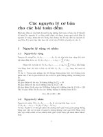 BÁO CÁO THỰC TẬP-Các nguyên lý cơ bản cho các bài toán đêm