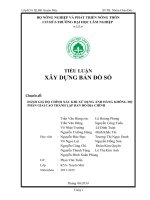 BÀI TIÊU LUẬN-ĐÁNH GIÁ ĐỘ CHÍNH XÁC KHI XỬ DỤNG ẢNH HÀNG KHÔNG ĐỘ PHÂN GIẢI CAO THÀNH LẬP BẢN ĐỒ ĐỊA CHÍNH