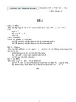 Bai kiem tra  so 1 dai so 9 4 (de co dap an)