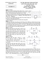 Đề thi HSG Vật lý tỉnh Hải Dương 2001-2011