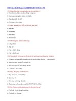 500 câu hỏi trắc nghiệm - Phần 8