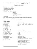 Giáo án Tiếng Anh lớp 10 toàn tập cực hot