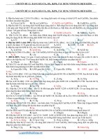 Bài toán SO2,CO2 với Kiềm