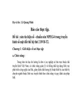 BÀI CÁO CÁO THỰC TẬP-nén tín hiệu số - chuẩn nén MPEG4 trong truyền hình số mặt đất thế hệ thứ 2 DVB-T2