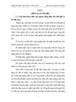 BÁO CÁO THỰC TẬP-TIỂU LUẬN CÔNG NGHỆ NUÔI NẤM