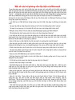 Một số câu hỏi phỏng vấn đặc biệt của Microsoft