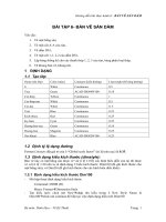 BÀI BÁO CÁO -BÀI TẬP 6- BẢN VẼ SÀN DẦM