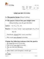 AV 8 Unit 10 Recycling 2