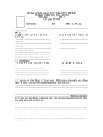 Đề thi HSG lơp 3 thang 4