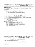 Đề thi khảo sát chất lượng đầu năm lớp 2