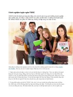 5 kinh nghiệm luyện nghe TOEIC