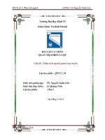 BÀI TẬP CÁ NHÂN QUẢN TRỊ CHIẾN LƯỢC Phân tích ngành game trực tuyến