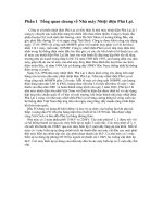 BÀI BÁO CÁO THỰC TẬP-Tổng quan chung về Nhà máy Nhiệt điện Phả Lại