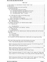 BÀI BÁO CÁO THỰC TẬP-THIẾT KẾ VÀ CHIA MẠNG CON