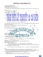 Tóm tắt chương trình vật lý 12 cb