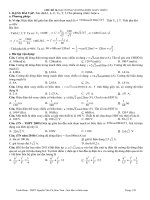 Các dạng bài tập về dòng điện xoay chiều