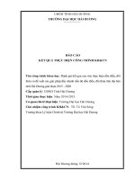 BÁO CÁO THỰC TẬP-Đánh giá kết quả của việc thực hiện dồn điền, đổi thửa và đề xuất các giải pháp đẩy nhanh tiến độ dồn điền, đổi thửa trên địa bàn tỉnh Hải Dương giai đoạn 2015 - 2020