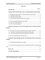 BÁO CÁO THỰC TẬP-Thực trạng về sản xuất và xuất khẩu TCMN ở Việt Nam trong thời gian qua