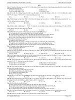 Đề thi thử TN Vật lí 12 CB