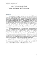 BÁO CÁO THỰC TẬP-TIỂU LUẬN MÔN KINH TẾ VĨ MÔ BÔNG BÓNG KINH TẾ VÀ VIỆT NAM